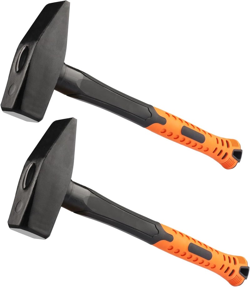 GENHAKON 2 Pack 3 lb Cross Peen Hammer, 3 Pound Cross Pein Hammer for Metalworking, Blacksmithing, Construction, Home Improvement, and Any Metal Fabrication Projects That Require Precision Striking,by - Image 4